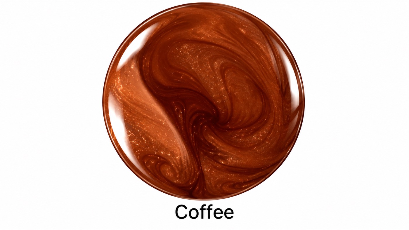 Pigment métallique Coffee pour résine époxy