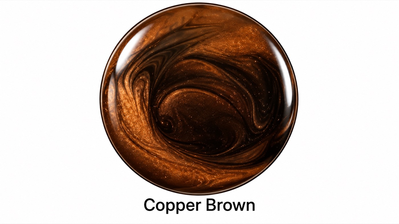 Pigment métallique Copper Brown pour résine époxy