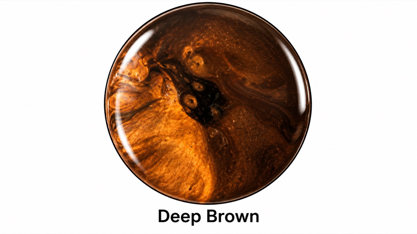 Pigment métallique Deep Brown pour résine époxy