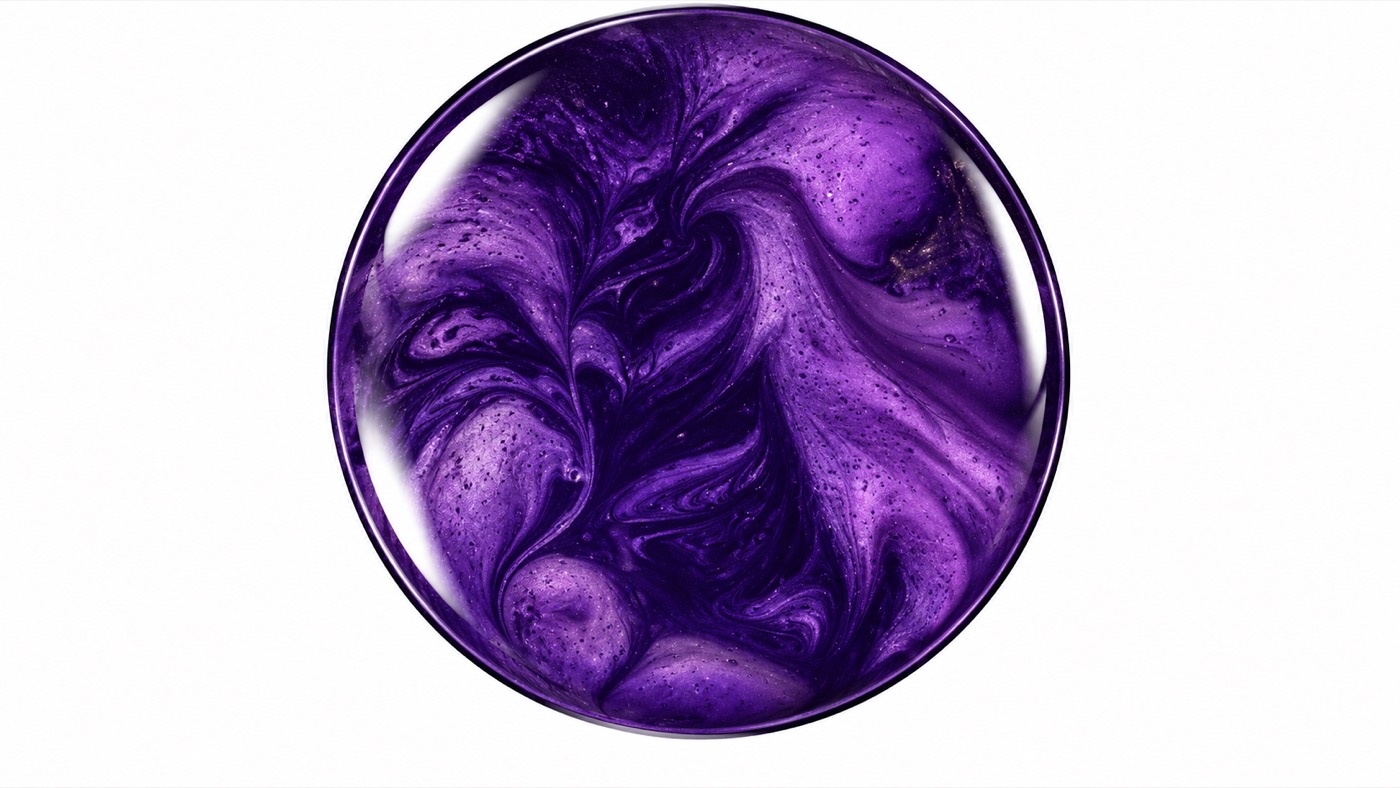 Pigment métallique Deep Purple pour résine époxy