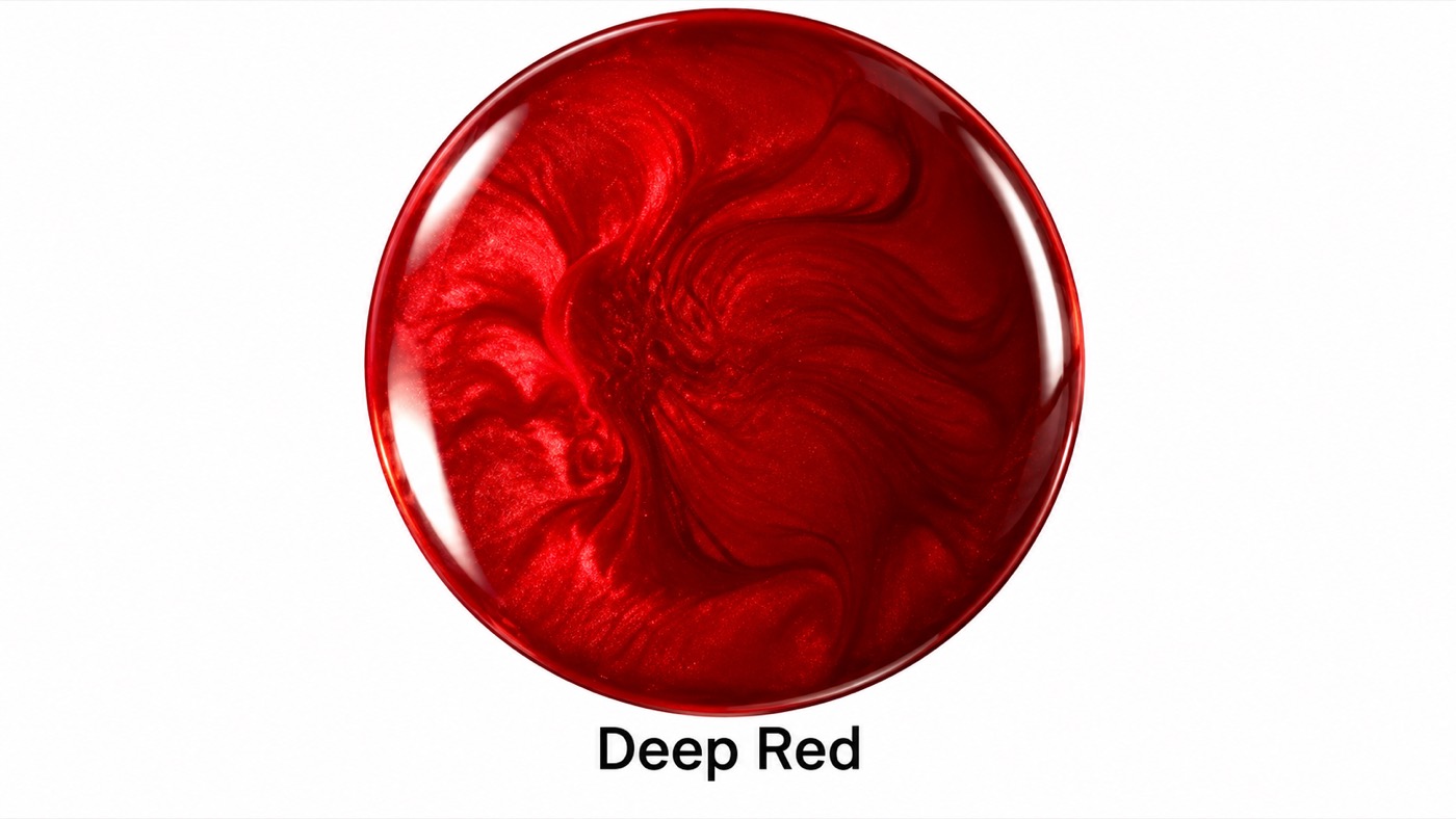 Pigment métallique Deep Red pour résine époxy