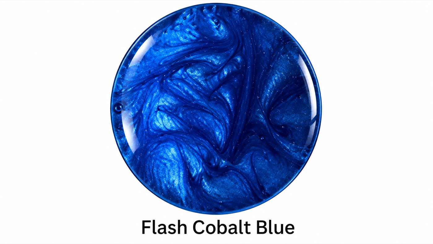 Pigment métallique Flash Cobalt Blue pour résine époxy