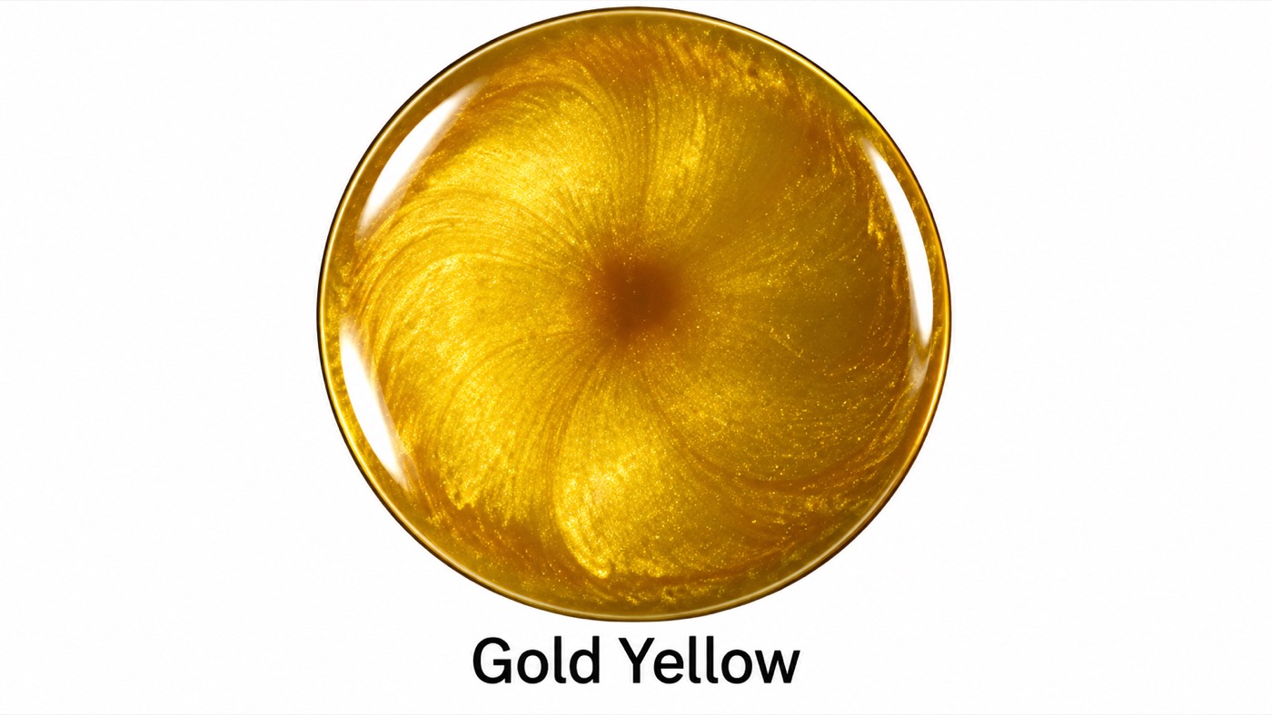 Pigment métallique Gold Yellow pour résine époxy