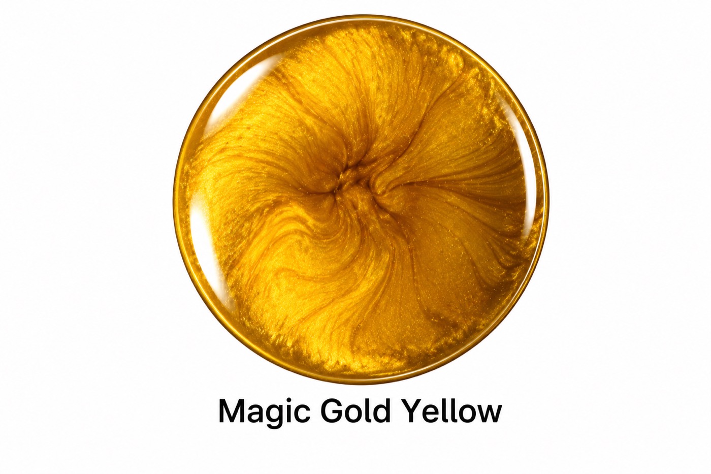 Pigment métallique Magic Gold Yellow pour résine époxy