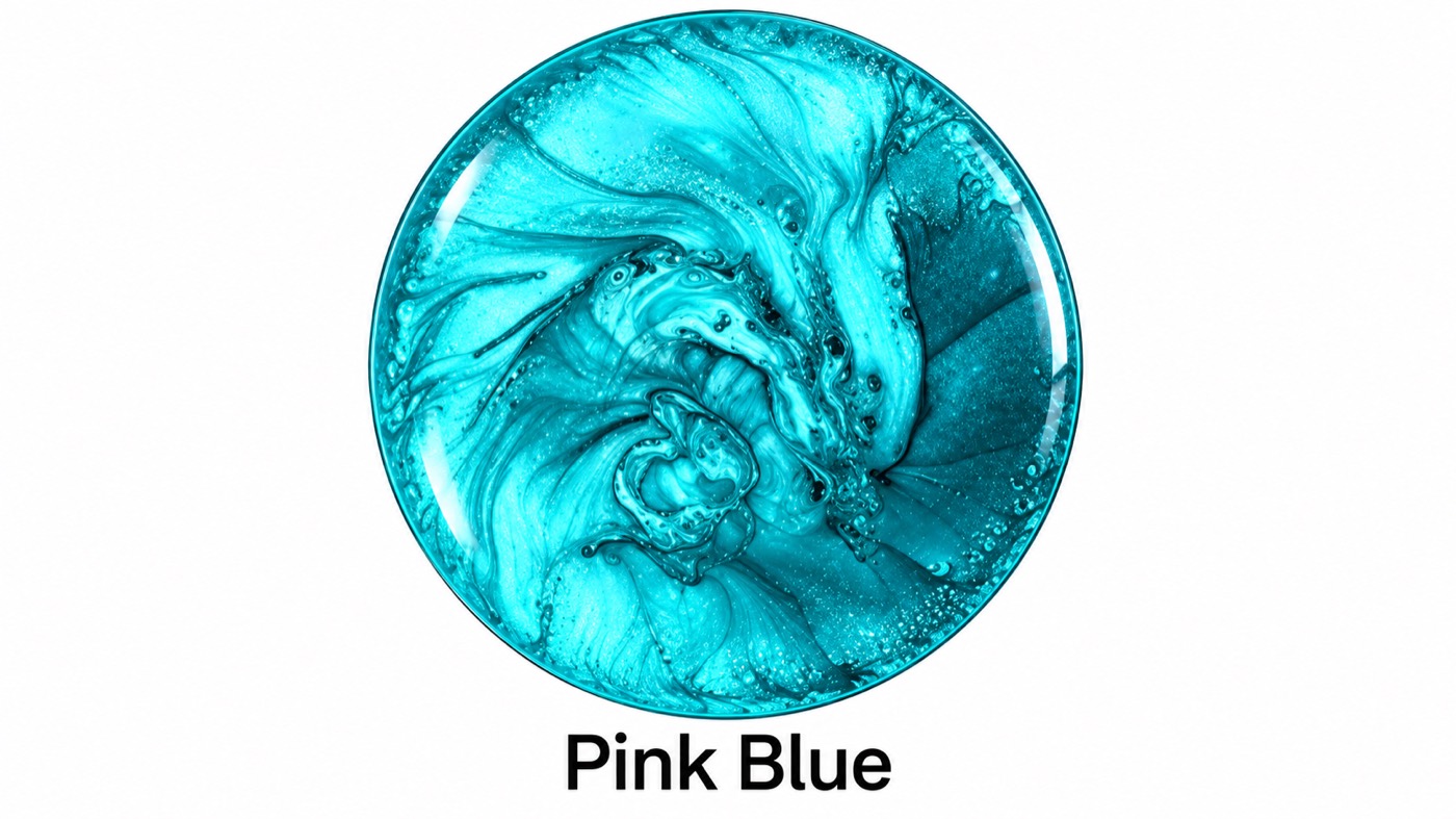 Pigment métallique Pink Blue pour résine époxy