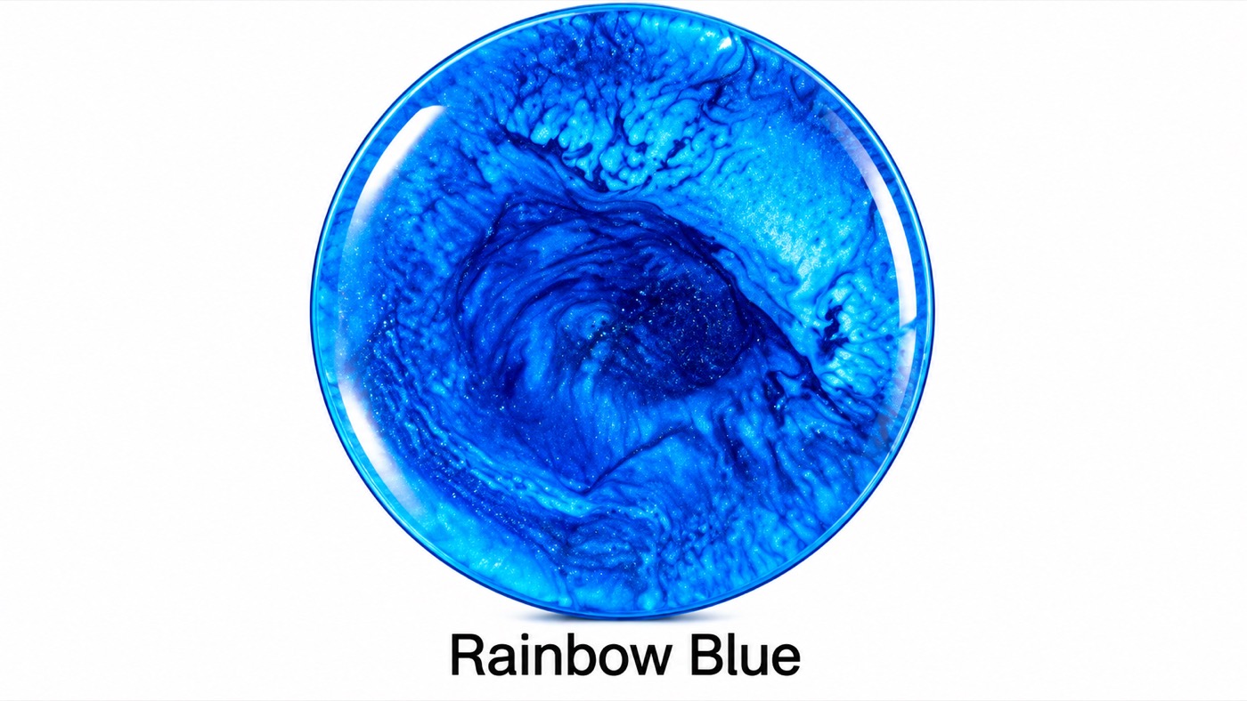 Pigment métallique Rainbow Blue pour résine époxy