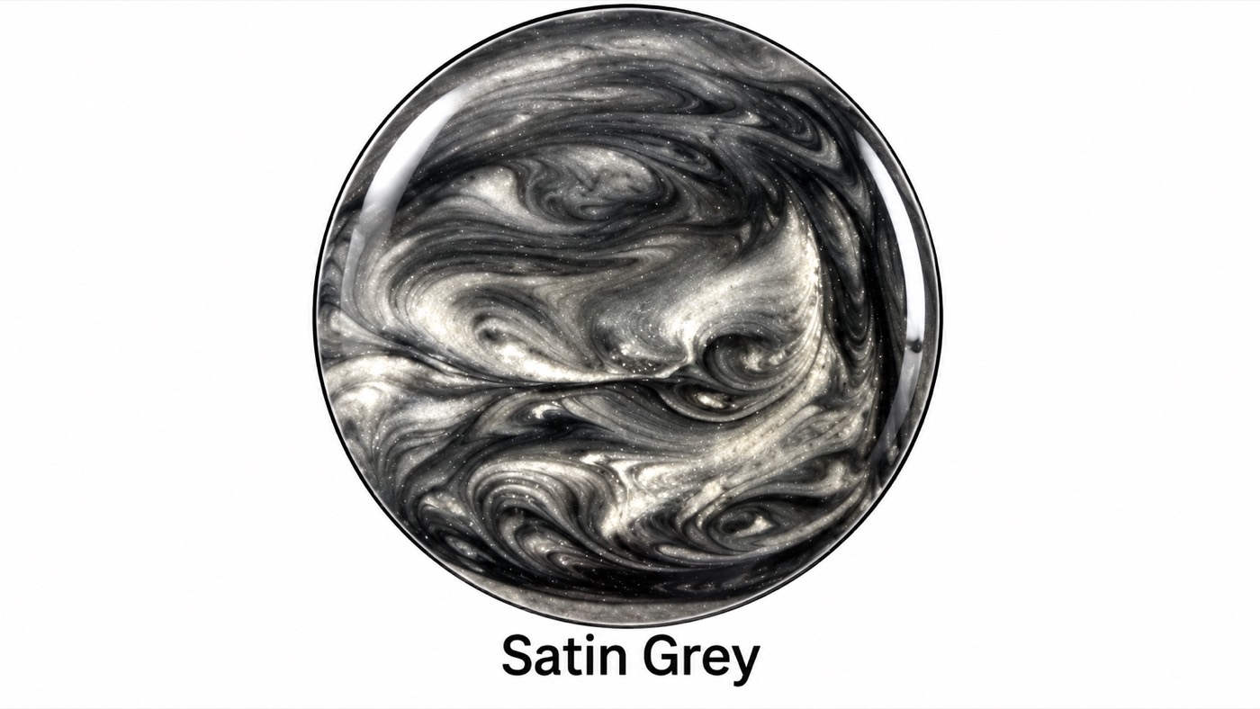 Pigment métallique Satin Grey pour résine époxy