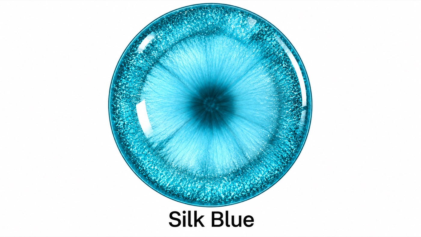 Pigment métallique Silk Blue pour résine époxy