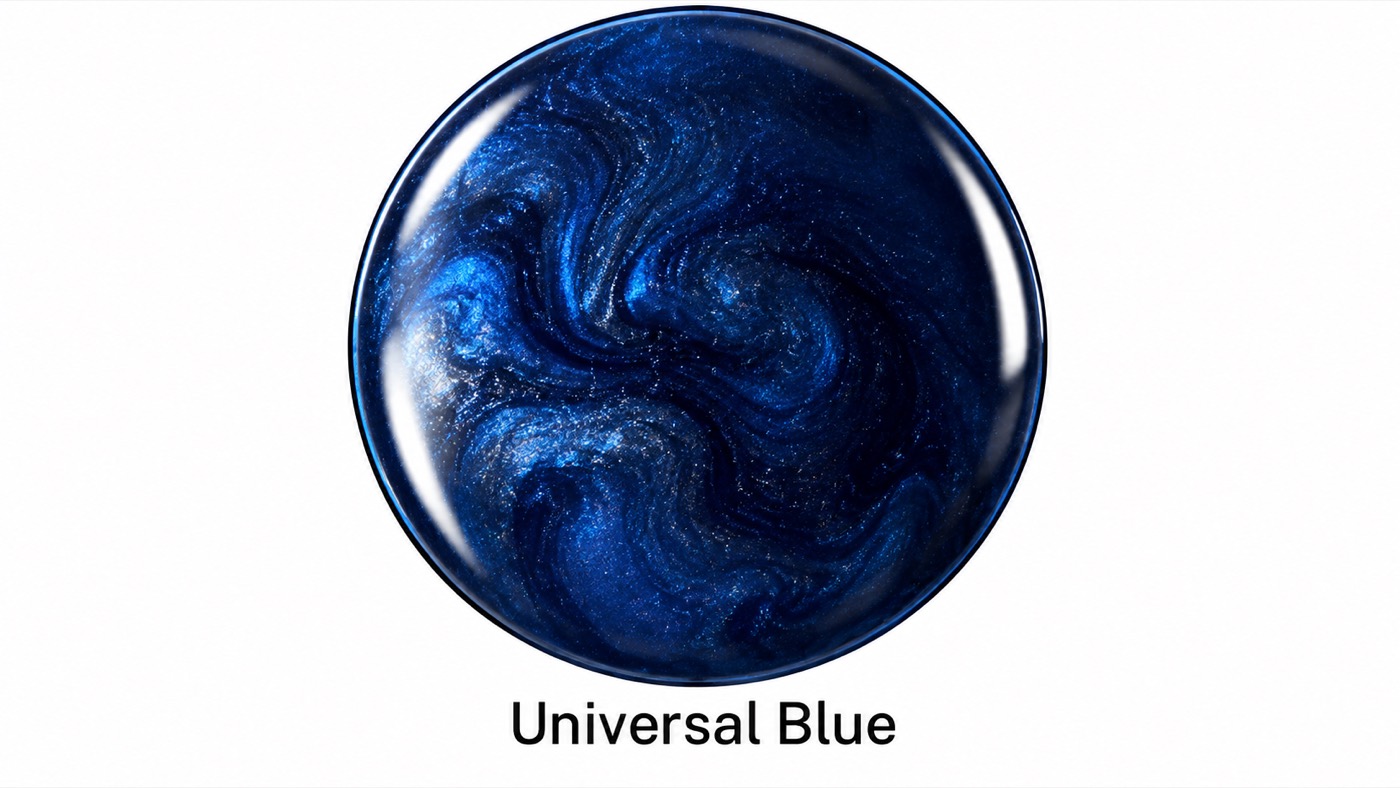 Pigment métallique Universal Blue pour résine époxy